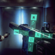 A first-person perspective of a player using Battlefield 2042's weapon customization on a silenced SMG.